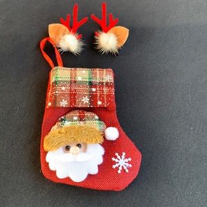 NWOT  Reindeer Barrettes
